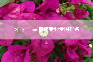 沛县消防专业全国排名