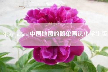 沛县中国地图的简单画法小学生版