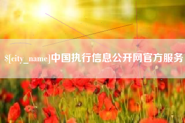 沛县中国执行信息公开网官方服务