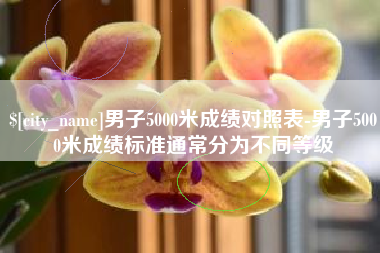 沛县男子5000米成绩对照表-男子5000米成绩标准通常分为不同等级
