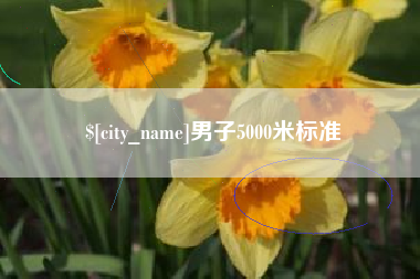 沛县男子5000米标准