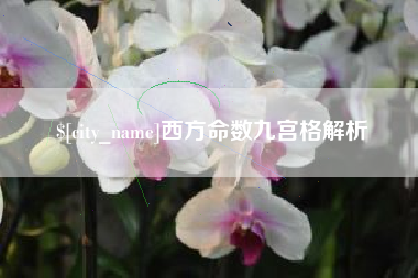 沛县西方命数九宫格解析
