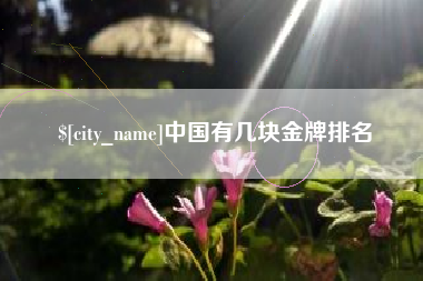 沛县中国有几块金牌排名