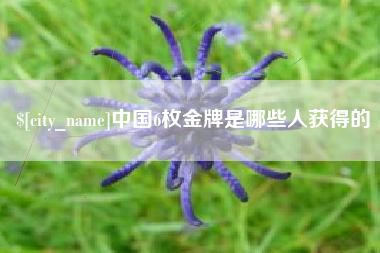 沛县中国6枚金牌是哪些人获得的