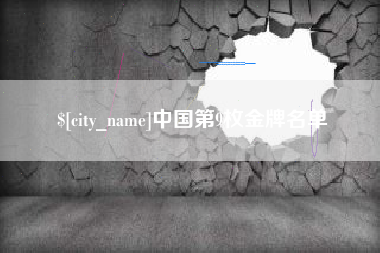沛县中国第9枚金牌名单