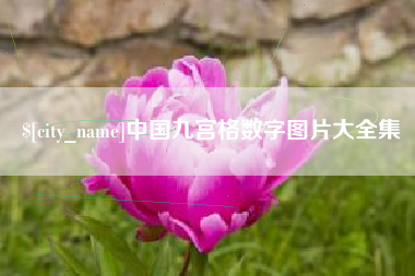 沛县中国九宫格数字图片大全集