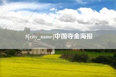 沛县中国夺金海报