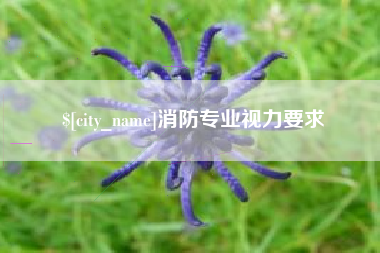 沛县消防专业视力要求
