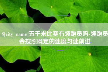 沛县五千米比赛有领跑员吗-领跑员会按照既定的速度匀速前进