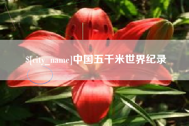 沛县中国五千米世界纪录
