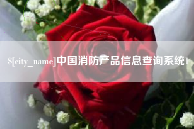 沛县中国消防产品信息查询系统1