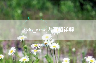 沛县九宫格详解
