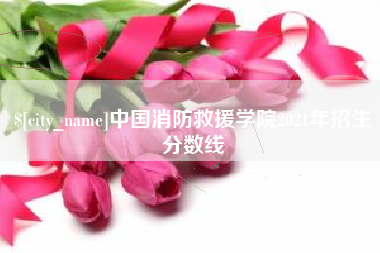 沛县中国消防救援学院2021年招生分数线