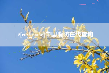 沛县中国消防在线查询