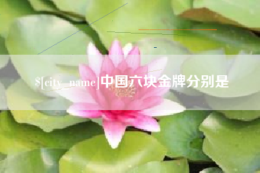 沛县中国六块金牌分别是