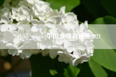 沛县中国金牌有哪些2021