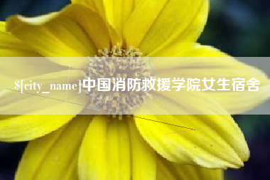 沛县中国消防救援学院女生宿舍