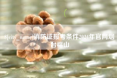 沛县消防证报考条件2024年官网烟台福山