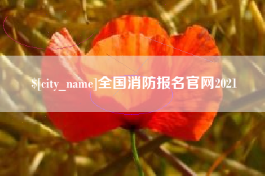 沛县全国消防报名官网2021